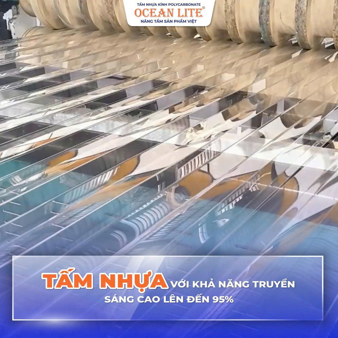 Tấm nhựa PC dạng sóng giúp lấy sáng tốt hơn.