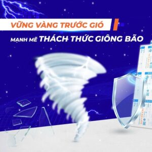 Tấm nhựa Polycarbonate thách thức giông bão.