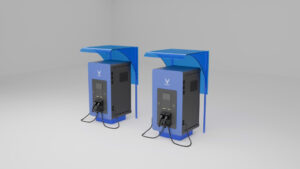 Lợi ích sử dụng tấm nhựa Polycarbonate làm mái che trụ sạc Vinfast.