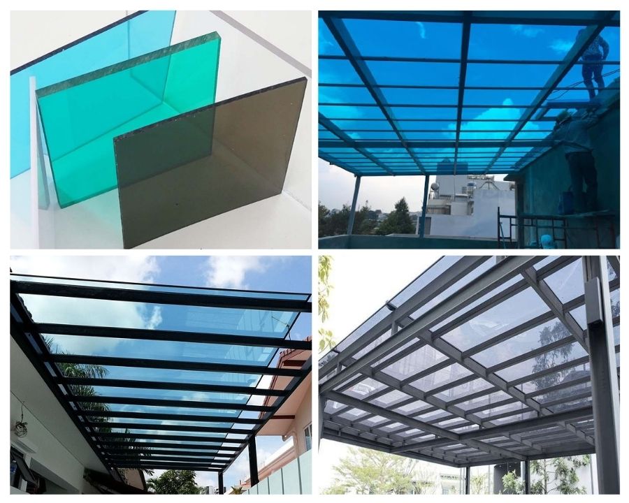 Các loại tấm lợp thông minh lấy sáng poly chất lượng cao