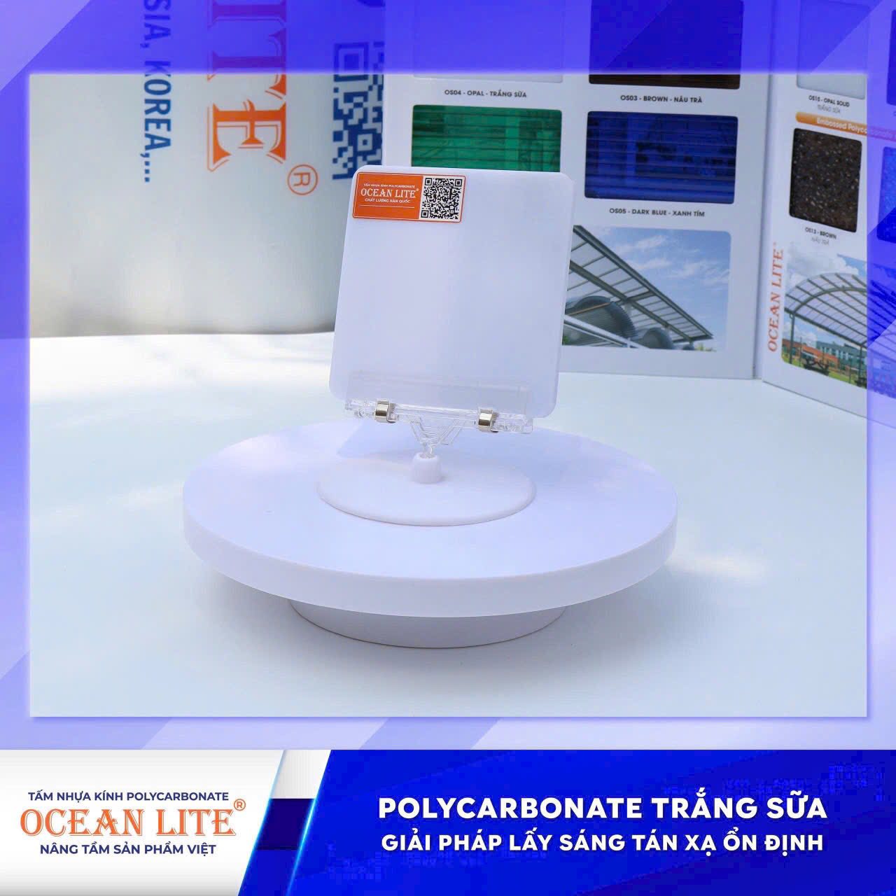 Tấm nhựa polycarbonate- giải pháp lấy sáng thông minh 