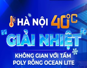 Giải nhiệt không gian với tâm nhựa polycarbonate
