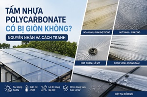 Tấm nhựa polycarbonate có giòn không